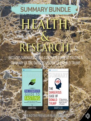 cover image of Summary Bundle: Health & Research